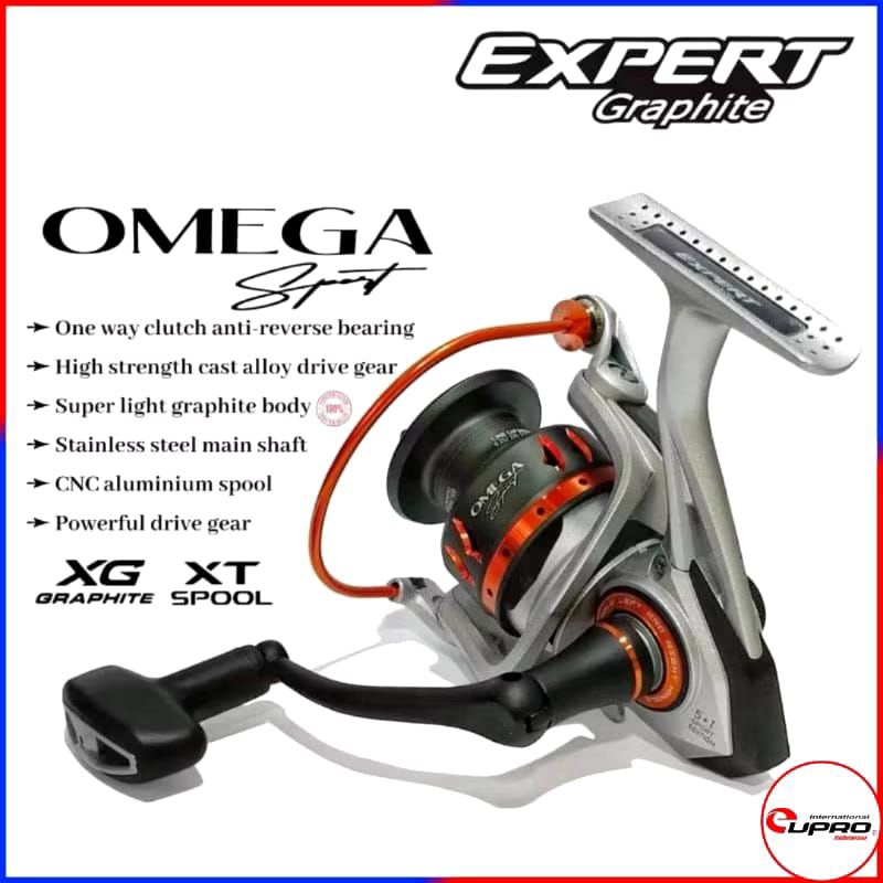 REEL EXPERT GRAPHITE OMEGA SPINNING SPORT EDITION