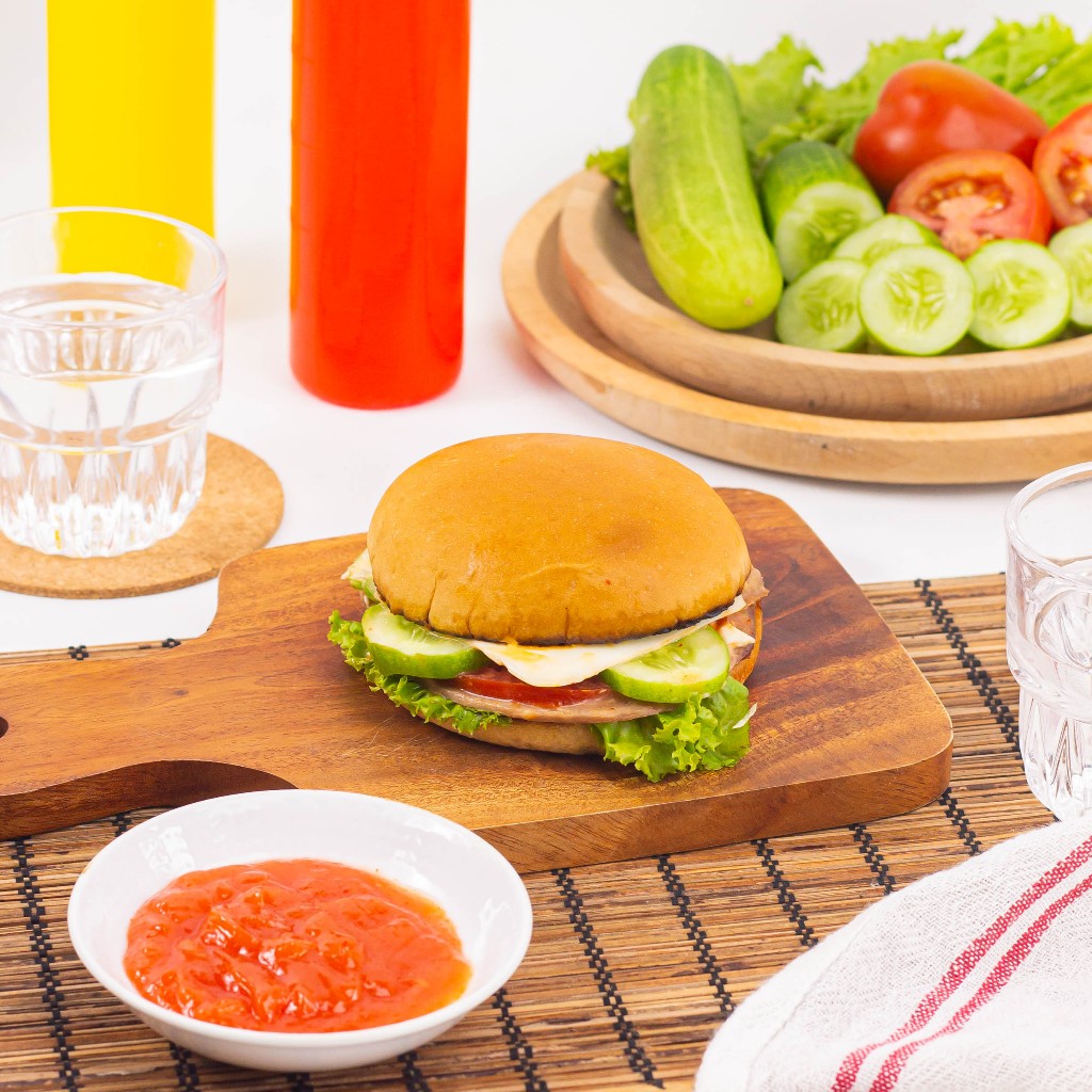 

Burger Hamburger Super Beef Smoothiemama Sehat Segar