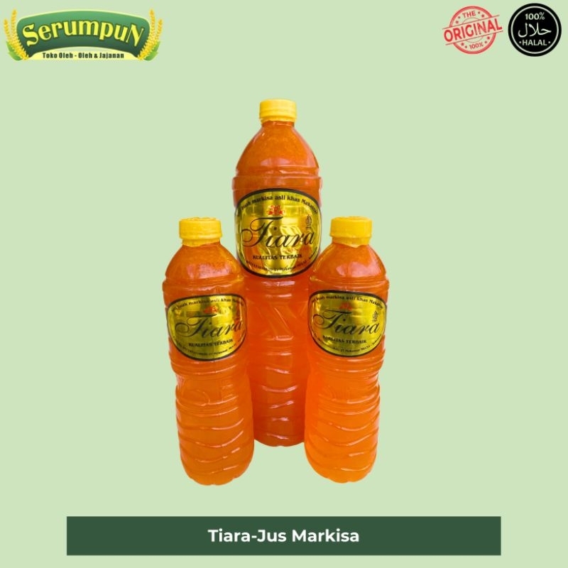 

Jus Markisa Tiara | Jus Markisa Botolan | Oleh-Oleh Khas Makassar | Sirup Markisa