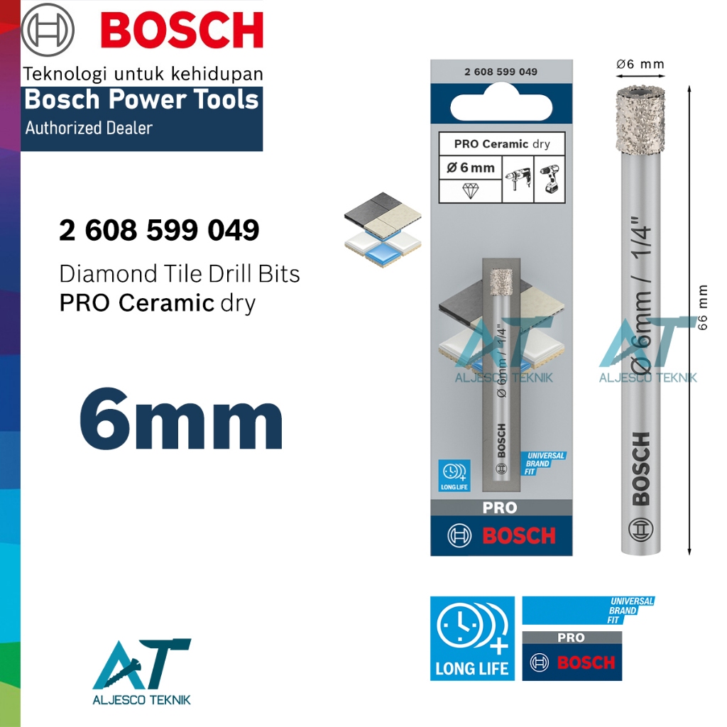 BOSCH HOLESAW MATA BOR 6MM MARMER GRANIT