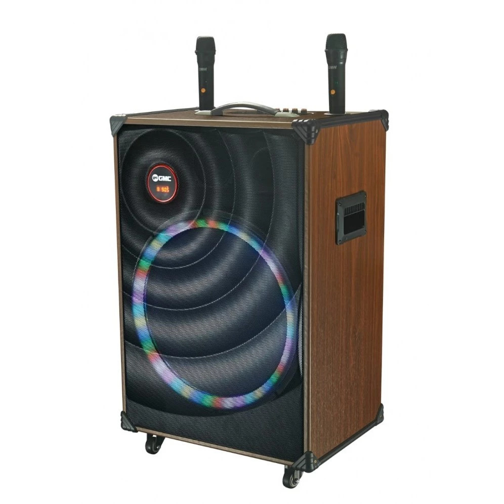 Speaker Portable 18 Inch GMC 883J Bluetooth Free Mic Wireless 2 Pcs garansi resmi