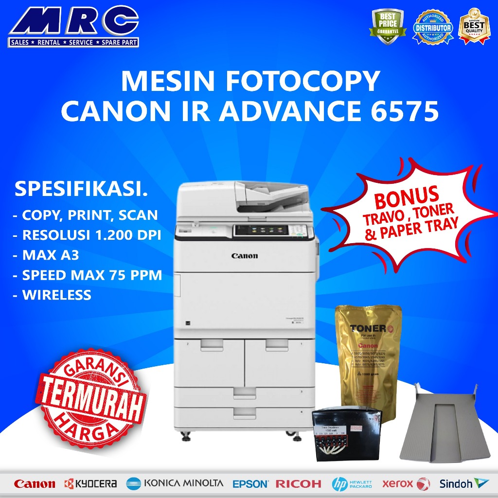 MESIN FOTOCOPY CANON IRA 6575