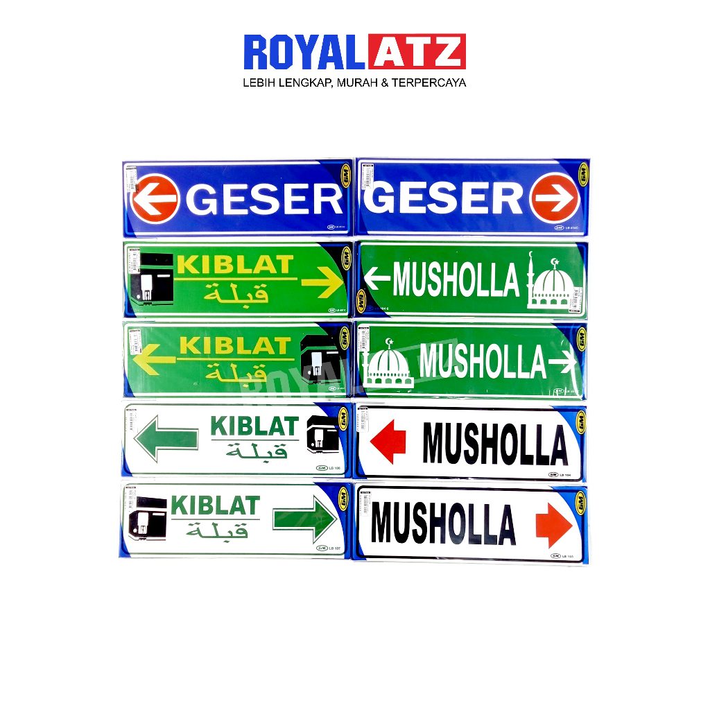 

Label Acrylic / Sign Board Label Musholla Ukuran Besar & Kecil