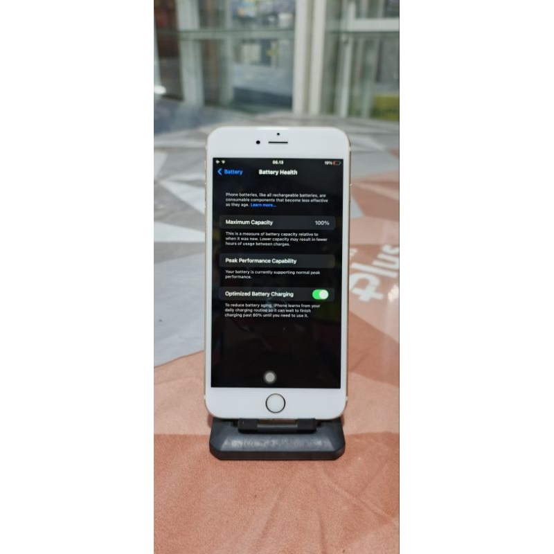 apple iphone 6s plus 128GB sinyal all operator battery health 100% fingerprint on
