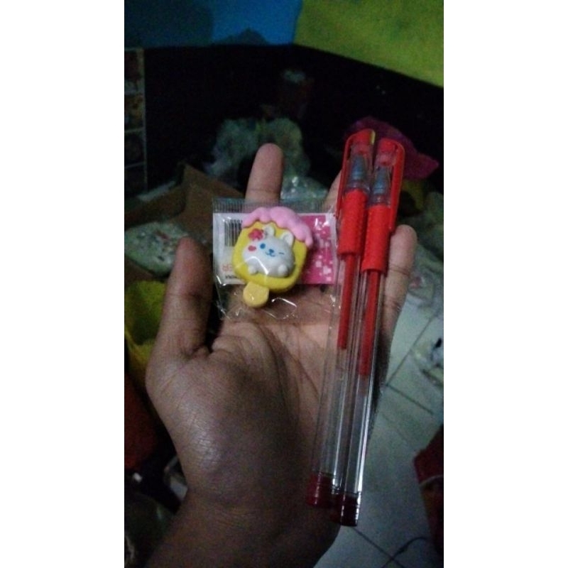 

pena gel dapat free penghapus.