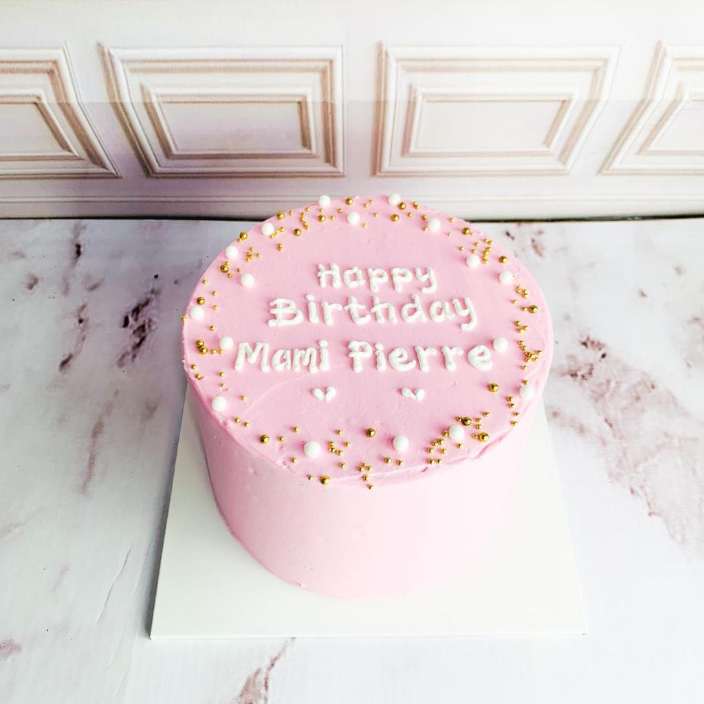 

Kue Ulang Tahun/Birthday cake/Kue ultah Tema Pink/Korean Pink soft