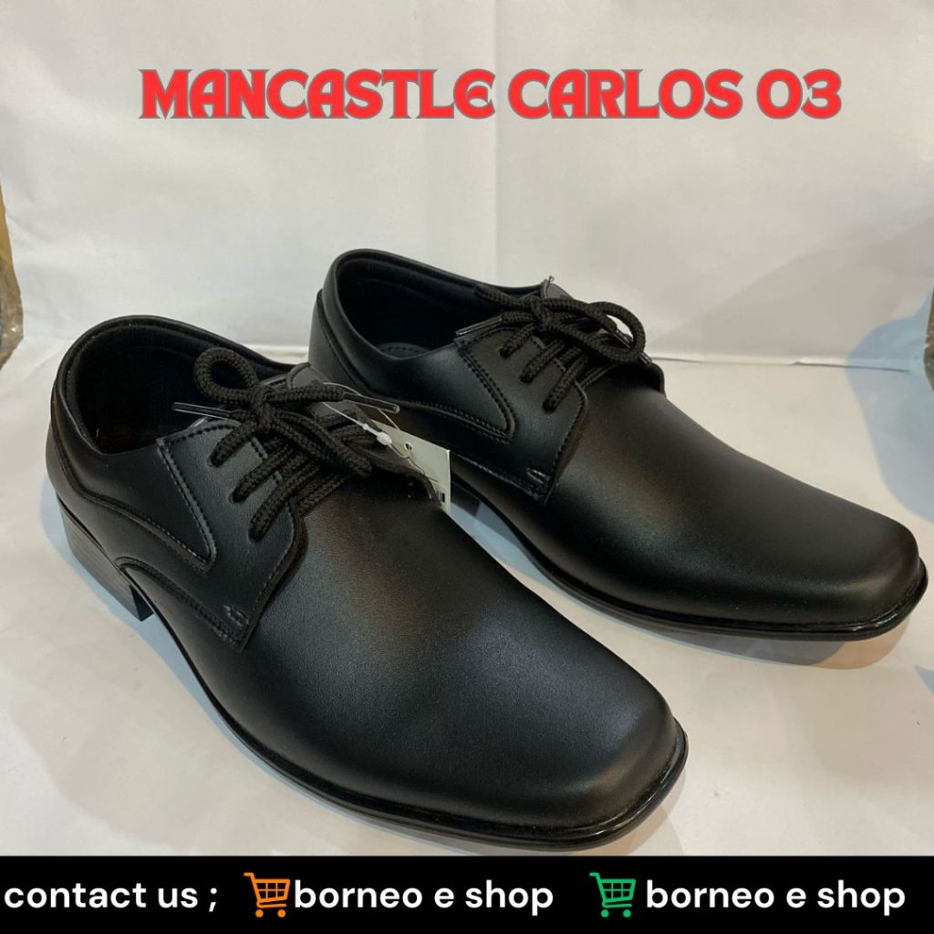 [BISA COD] Sepatu Pantofel Kulit Asli Pria Model Casual 100% Original MANSCASTLE  JORDAN 03 size 39-