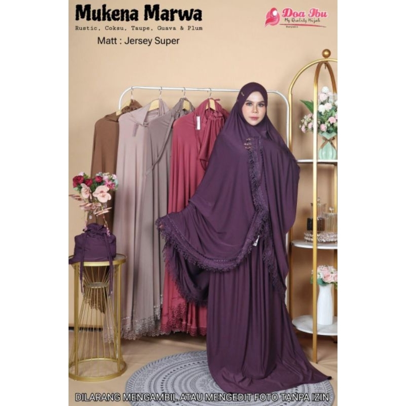 mukena doi terbaru marwa renda double