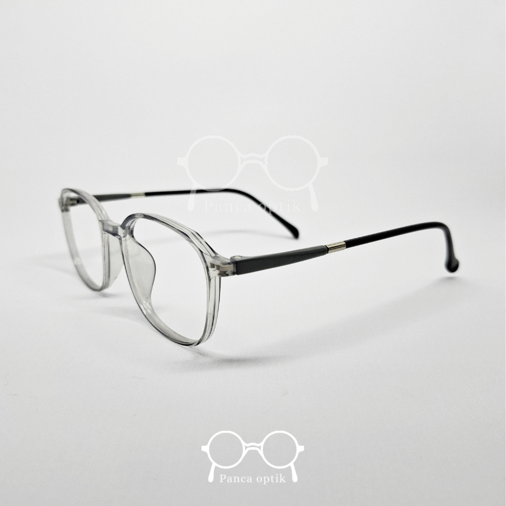 2127 C3 | Kacamata Abu-Abu (Minus-Normal-Cylinder) Antiradiasi-Blueray-Bluecromic-Photocromic