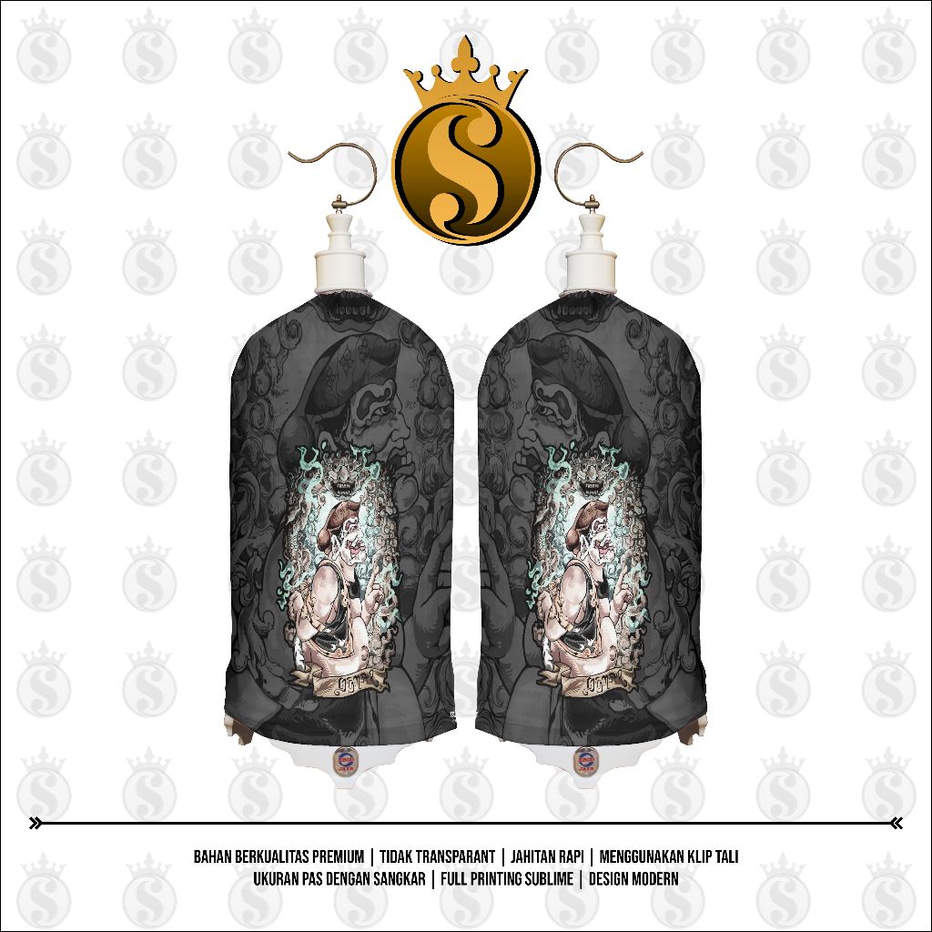 KERODONG FULL PRINTING SANGKAR LOVEBIRD - SEMAR