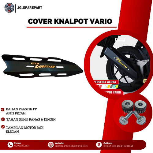 Cover knalpot vario anti pecah/cover knalpot vario