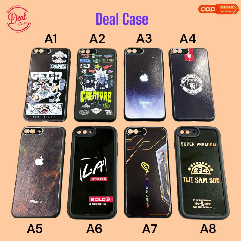 Case Hp Tipe IPHONE 7+ / 8+ / Clear Case / Case Bening / Clear Case Gambar / Case 2D / Case Polos / 