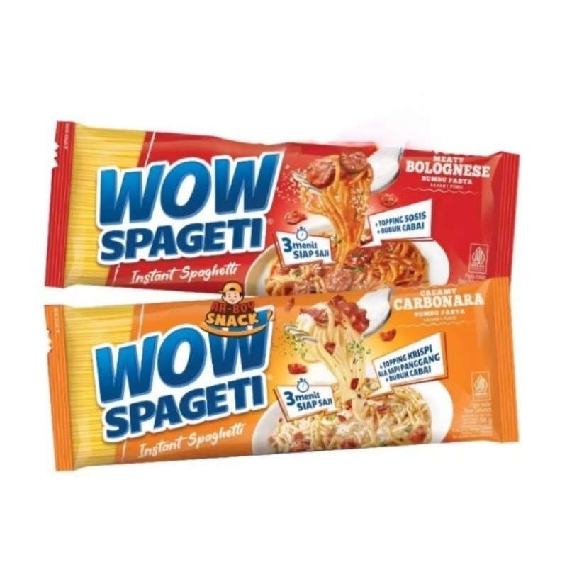 

WOW Spaghetti kemasan 84 gr