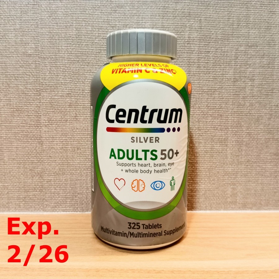 Centrum Silver Adults 50+ isi 325 Tablets