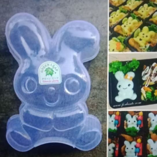 CETAKAN NASI BENTO MOTIF BUNNY/CETAKAN KUE BOLU KUKUS BNTUK KARAKTER BUNNY