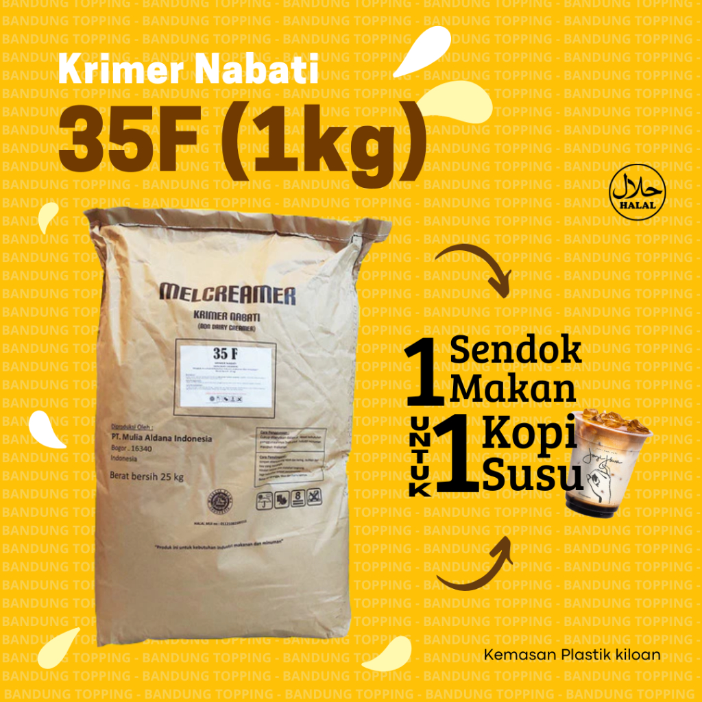 

Creamer 35F powder kiloan kualitas premium 1KG
