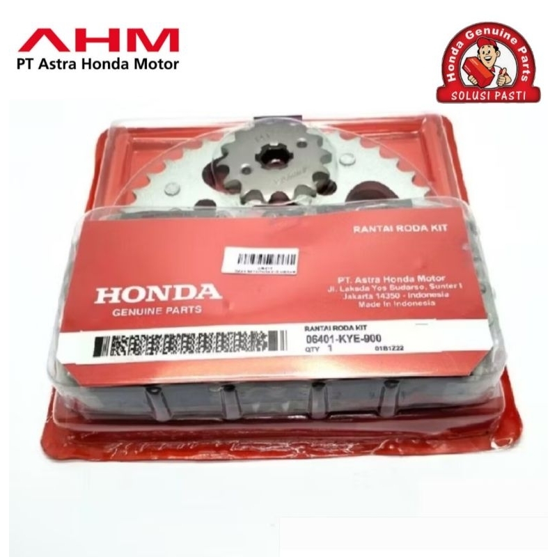 GEAR SET VERZA 150 CB VERZA CB150R MEGAPRO MONOSHOCK SUPRA GTR SONIC150 ORIGINAL AHM