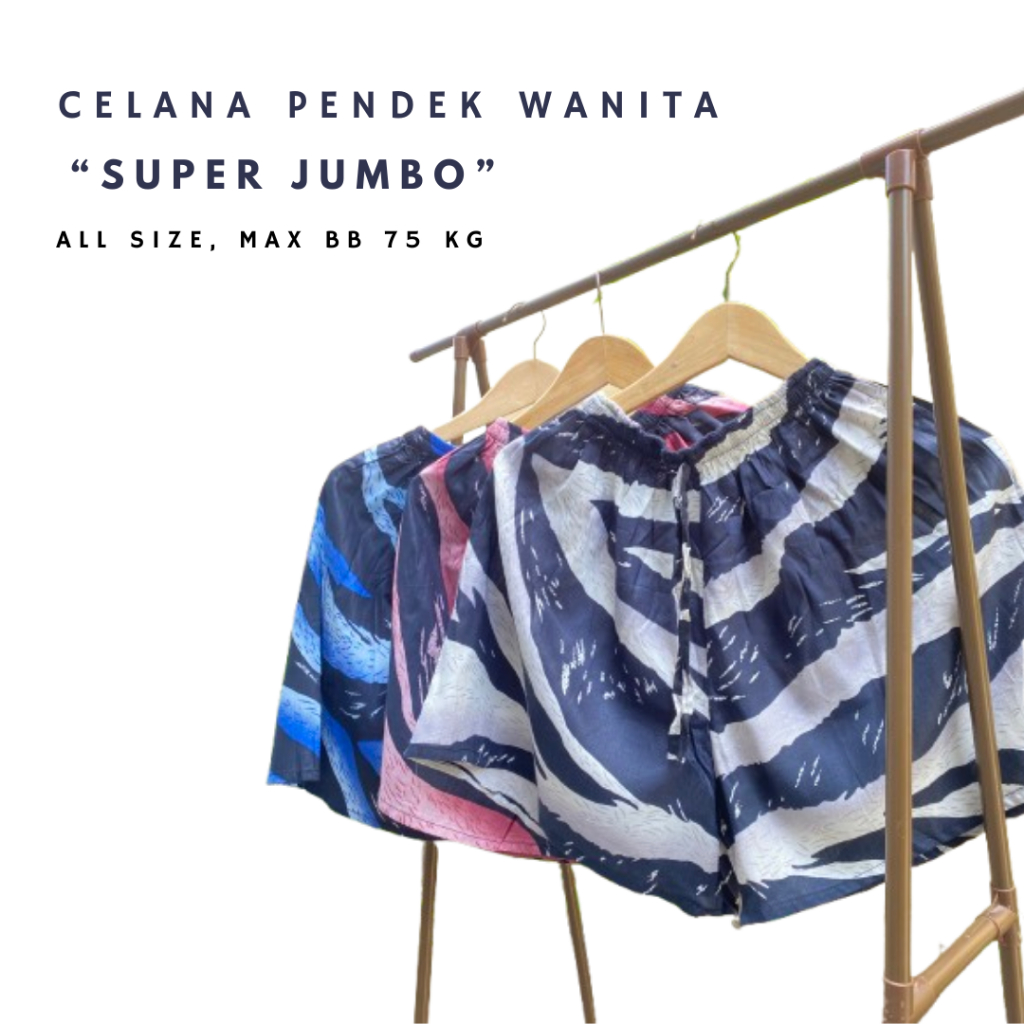 Hot Pants Rayon Jumbo Celana Pendek Rayon Celana Shorts Hot Pants Wanita Hotpants Termurah Obral Gro