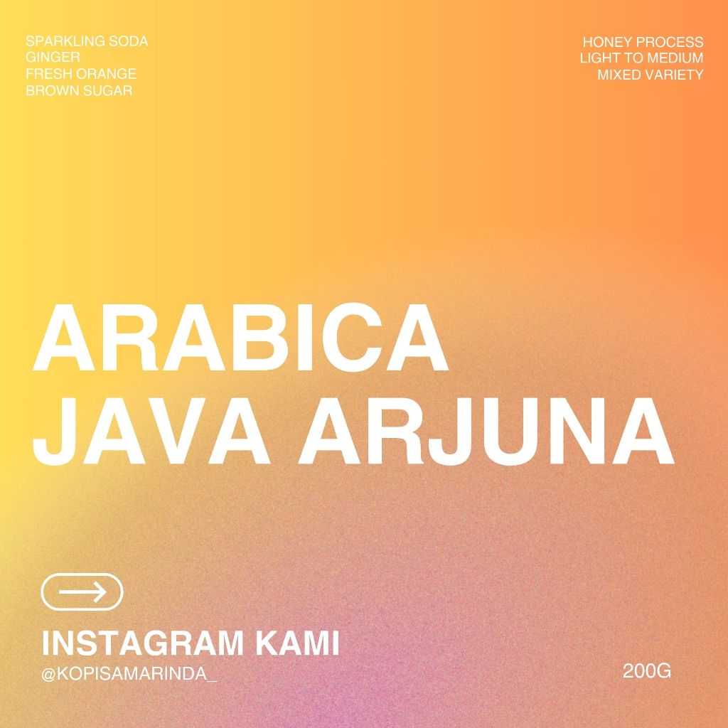 

Biji Kopi Arabica Java Arjuna – Honey Process 200g | Kopi Samarinda