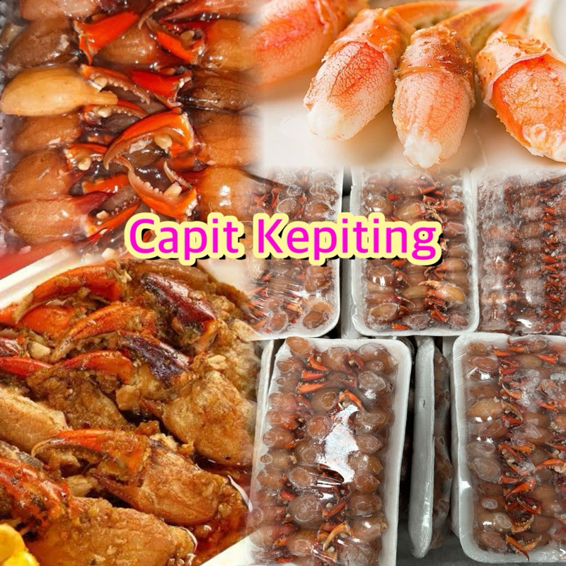 

capit kepiting bakau kupas cangkang/ cingkong/ cimkong frozen 500gr