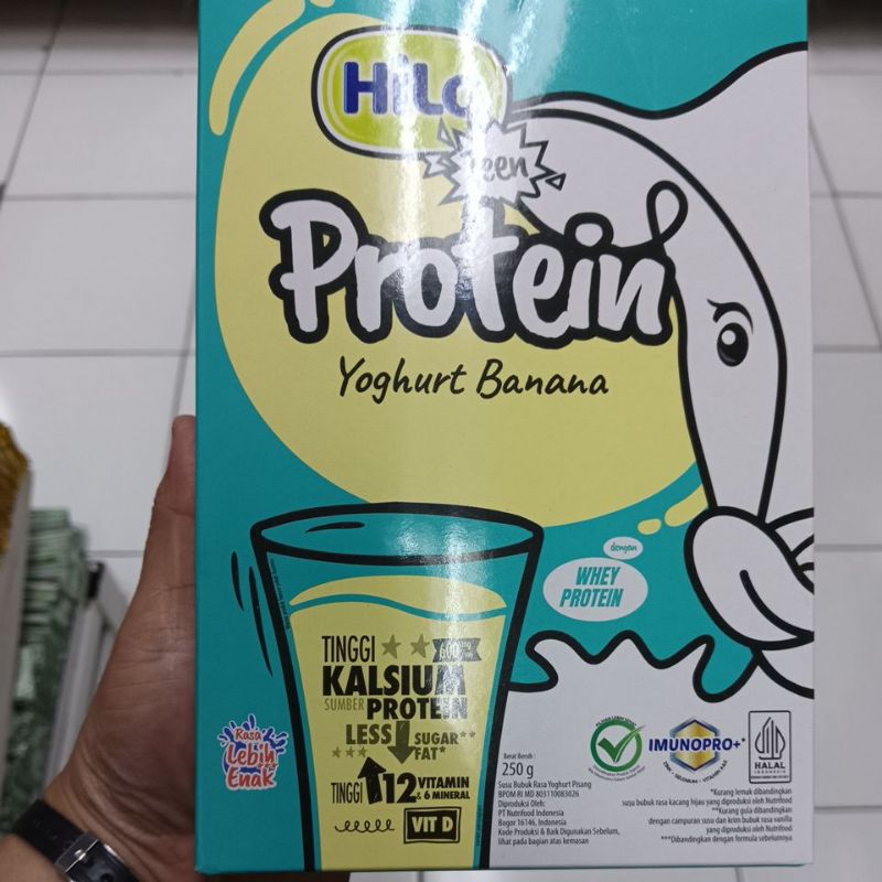 

HiLo Teen Yogurht Banana 250g Box -Susu Untuk Usia 12-17Th