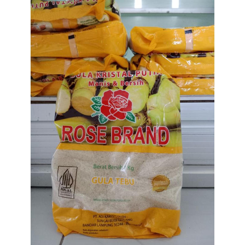 

11 kg GULA ROSE BRAND KUNING KEMASAN 1KG