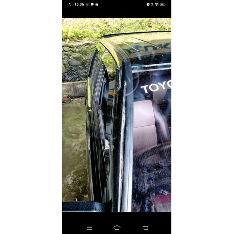 KARET ATAP STARLET KOTAK KARET MOLDING ROOF STARLET KOTAK KANAN KIRI