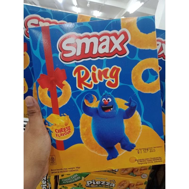 

Smax Ring Cheese Flavour 90gr // kemasan Box
