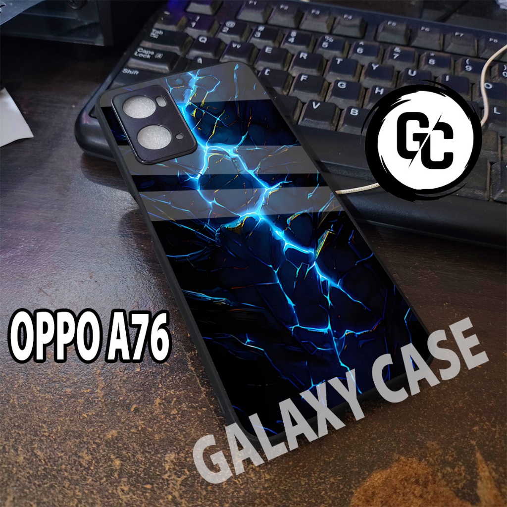 case OPPO A76/GC13/Motif Abstark/softcase glossy OPPO A76 A36/Casing OPPO A76/Case glitter/kesing