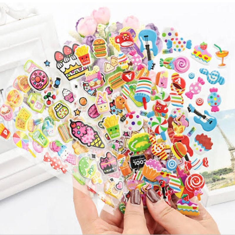 

J13 - STIKER KARAKTER KARTUN TIMBUL /STICKER MOTIF LUCU / DEKORASI