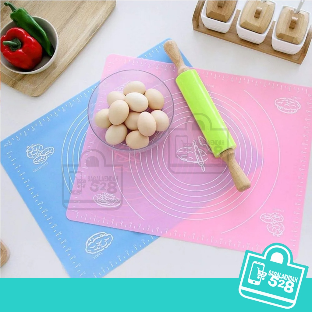 Alas Adonan Silicone Multifungsi Dapur / Tatakan Silikon / Tatakan Adonan Donat Silikon