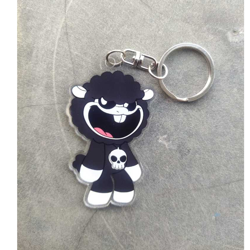 Gantungan Kunci Baba Chops Nightmare Critters Poppy Playtime Special Edition High Quality Ganci Baba