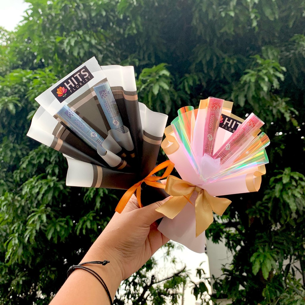 MINI MONEY BUKET Kosongan I Uang MAINAN I Mini Bouquet Bunga I Amplop Lebaran Premium I  Mini Money 