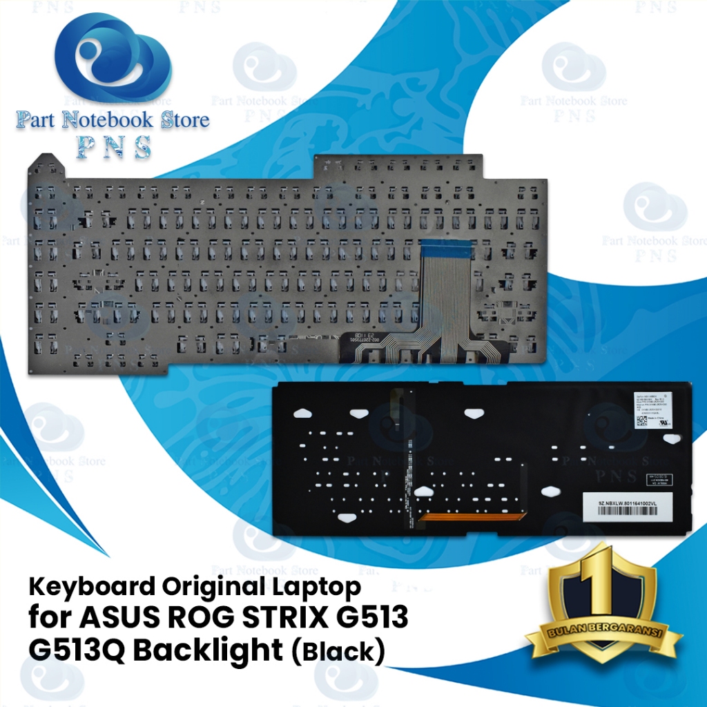 Keyboard Original Laptop for ASUS ROG Strix G513 Backlight (Black)