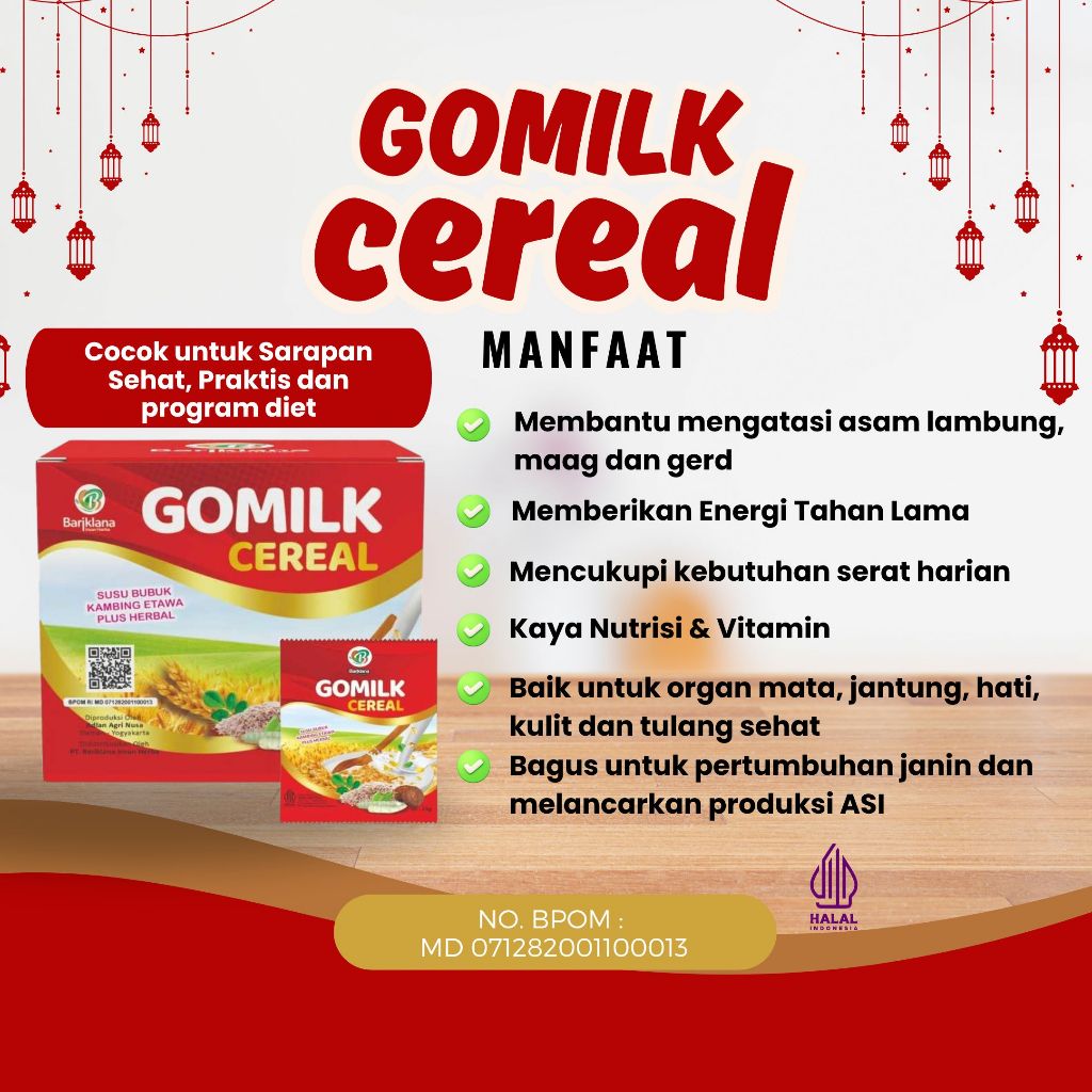 

Gomilk Cereal Sarapan Sehat Griyaherbasambi