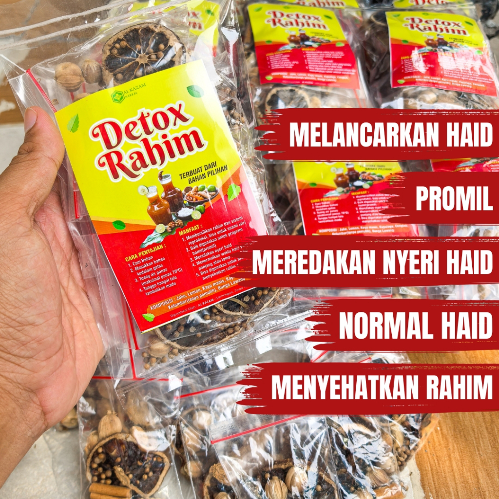 

Wedang Ramuan JSR Herbal Rempah Alami untuk Detox Rahim dan Lancar Haid - Isi 10pcs