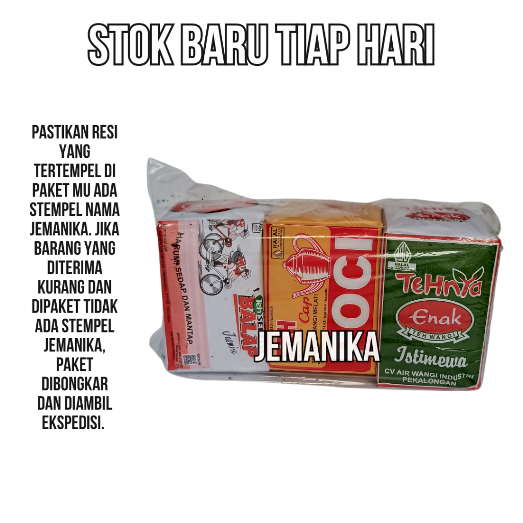 

Paket 3 teh Racikan Teh Solo [Balap Orange - Poci - Enak] 3I