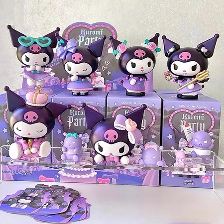 Mainan Kuromi Blind Box Karakter Lucu Dalam Kotak  Blindbox  Kotak Acak