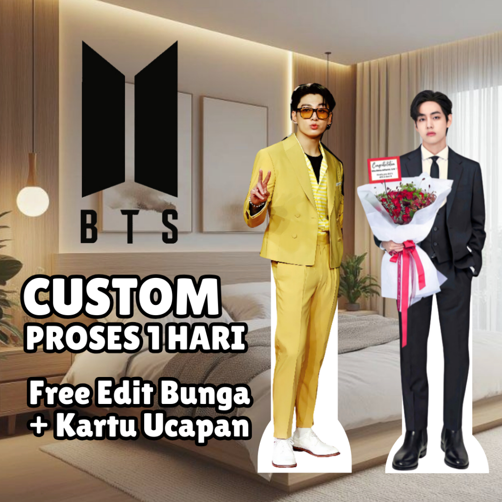 STANDEE BTS REAL SIZE / STANDEE KPOP / YOURSTANDEE
