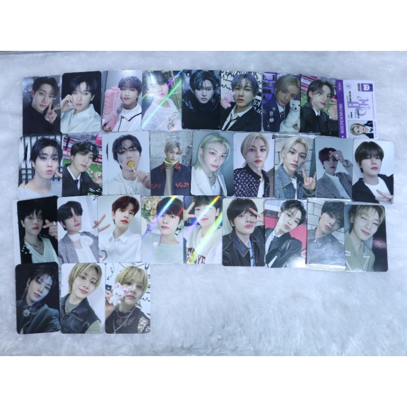 ready stock stray kids photocard pob web benefit noeasy 5 star rock star ate hop kkt kakaotalk sound