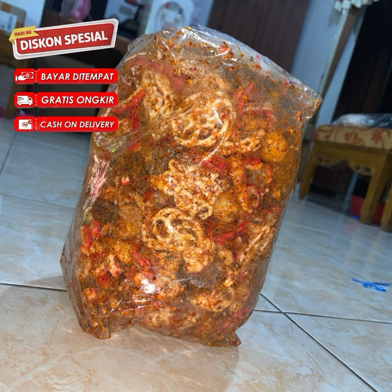Kerupuk Seblak Viral Seblak Kering 1 Kg
