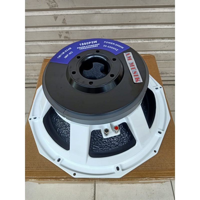 SPEAKER COMPONENT SOUNDSTANDARD PD1880P5W 18 INCH PD1880 P5W