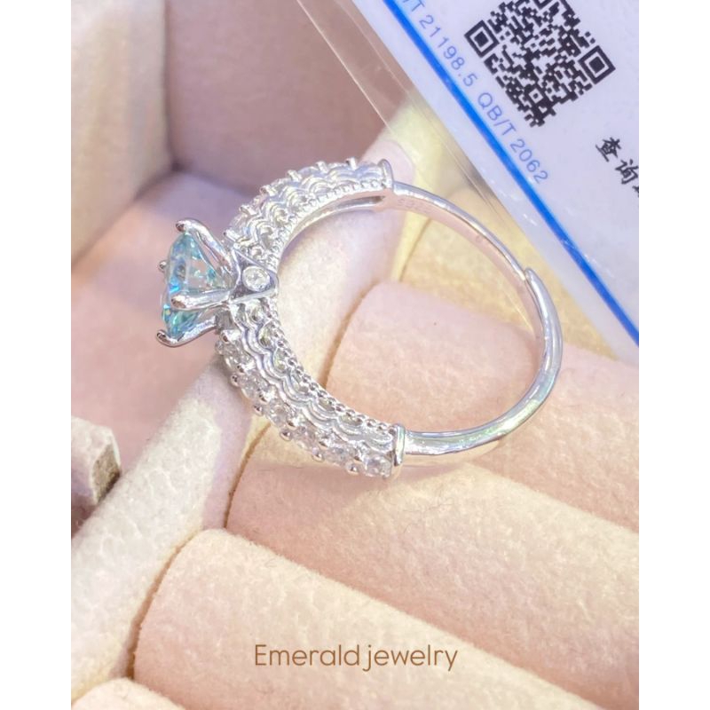 CINCIN MOISSANITE DIAMOND HIJAU