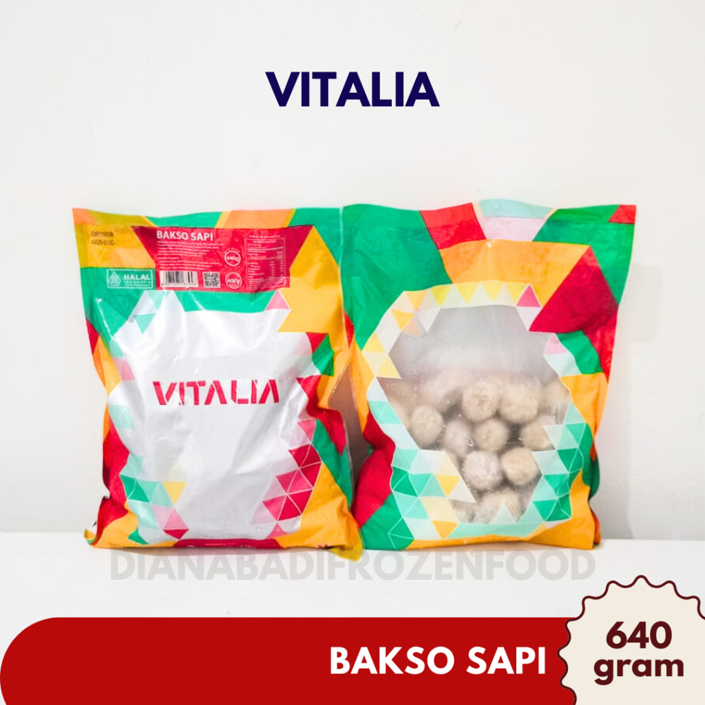

[ MURAH ] VITALIA Bakso Sapi 640gr