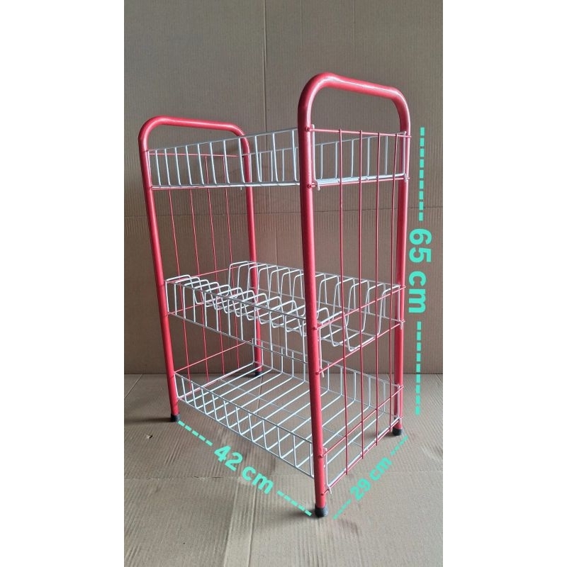 rak piring/rak piring dapur/rak piring meja/pipa bulat RPK 03