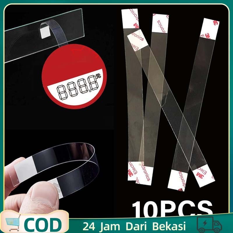 Wobbler Promosi 100pcs Label Harga Mika Plastik Label Harga Toko Mika Tempat Kartu