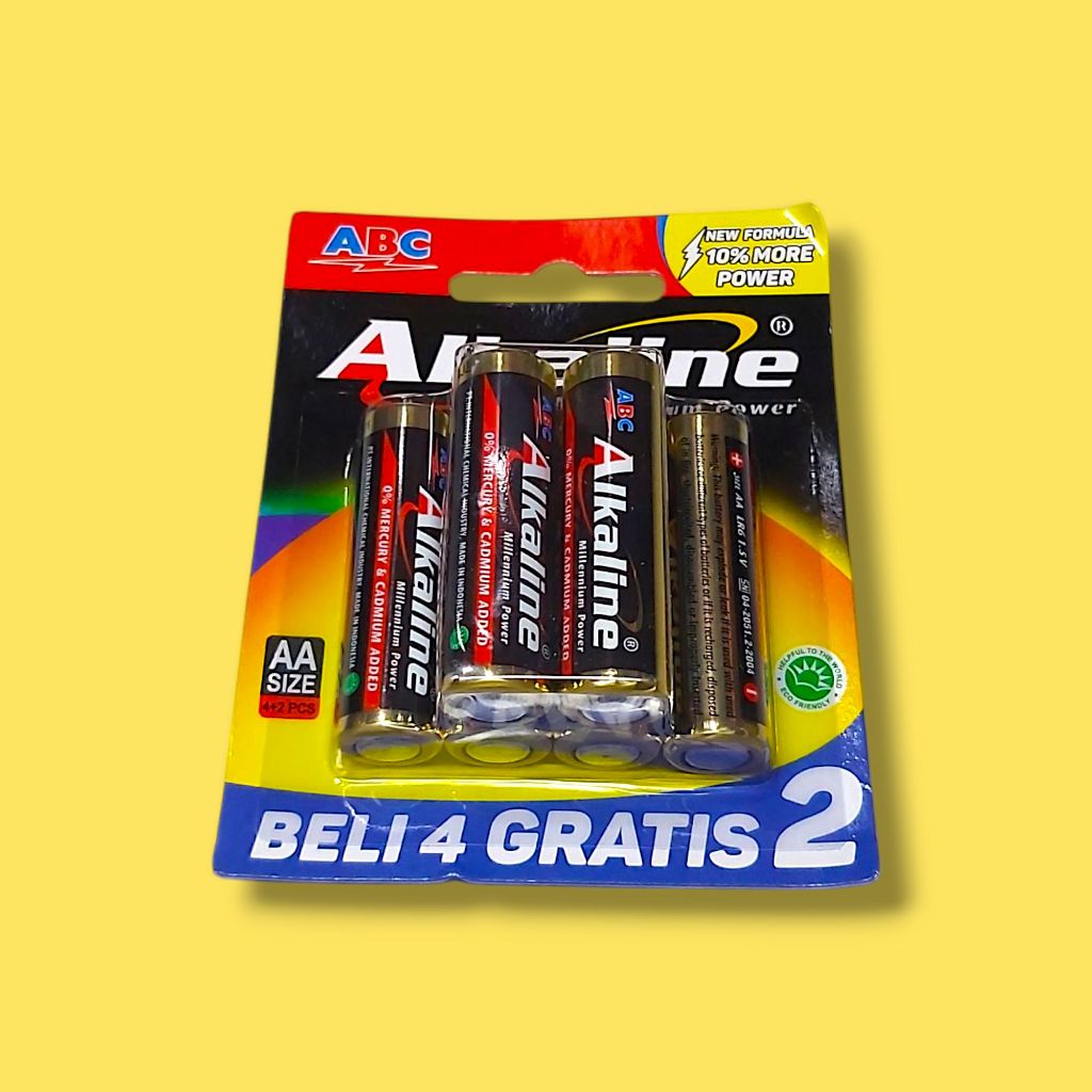 Ciasaatcisarua Baterai Abc Alkaline Aa Baterai Alkaline Size Aa