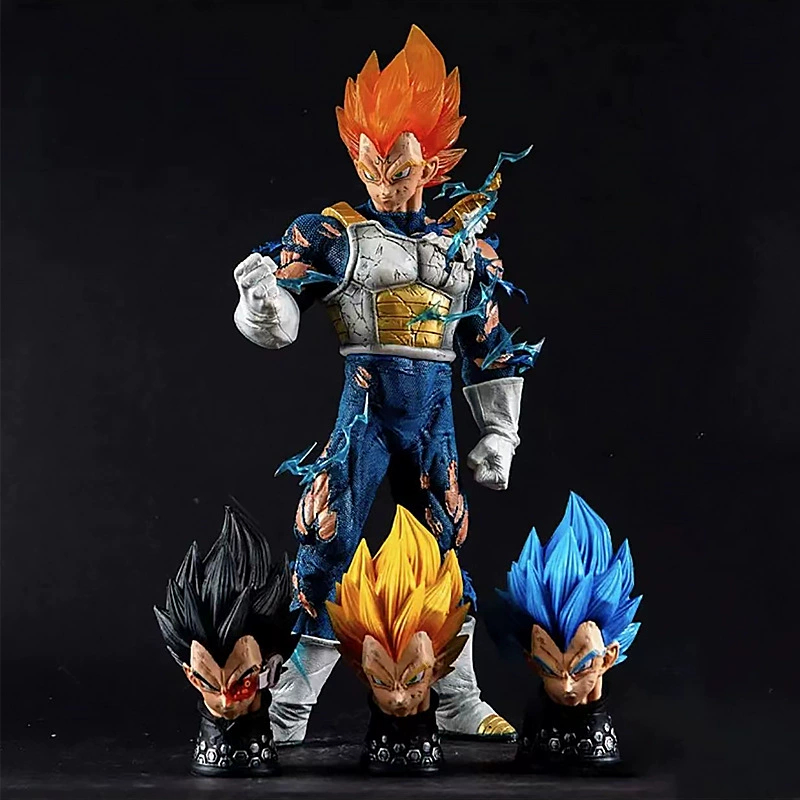 Statue Dragon Ball Vegeta 4 Head By LX Studio LED