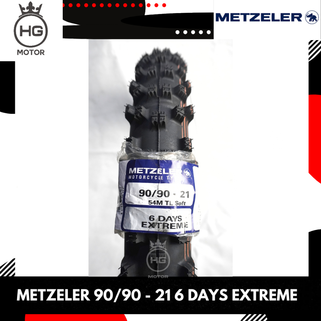 BAN MOTOR TRAIL IMPORT METZELLER 90/90-21 6 DAYS EXTREME SOFT RING 21