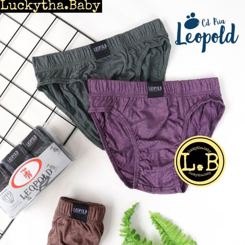 3pcs _cd LEOPOLD  LPD 011 celana dalam pria dewasa m.l.xl / celana dalam leopold